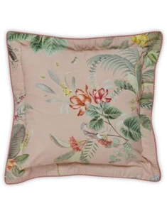 Pip Studio Zierkissen Perkal Floris Pink/Rosa 45x45cm UVP 29,95 - Bild 1 von 2