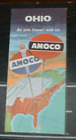 Vintage Amoco Fold up Map of Ohio