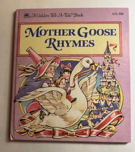 Mother Goose Rhymes - A Golden Tell A Tale Book - Picture 1 of 2
