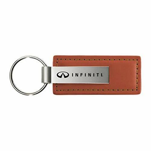 for Infiniti Brown Leather Key Chain Key-ring Keychain - Image 1 of 1