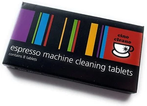 Tabletas de limpieza para máquina de café espresso Cino Cleano - 8 unidades - Imagen 1 de 4