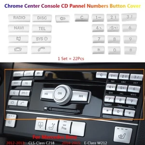 For Mercedes Benz CLS C218 E W212 Car Console CD Numbers Radio Switch Cover Trim - Picture 1 of 7