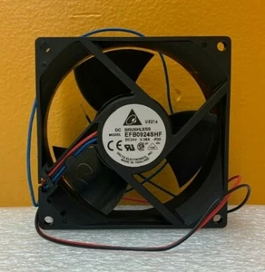 Delta EFB0924SHF 24VDC, 0,38 A, 3 cables, 92 mm x 92 mm x 32 mm, ventilador inversor. ¡Nuevo! - Imagen 1 de 3
