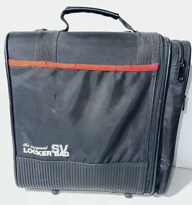 VTG OGIO SV Original Locker Storage Gym Sport Travel Luggage Black Red 14x14" - Image 1 of 4
