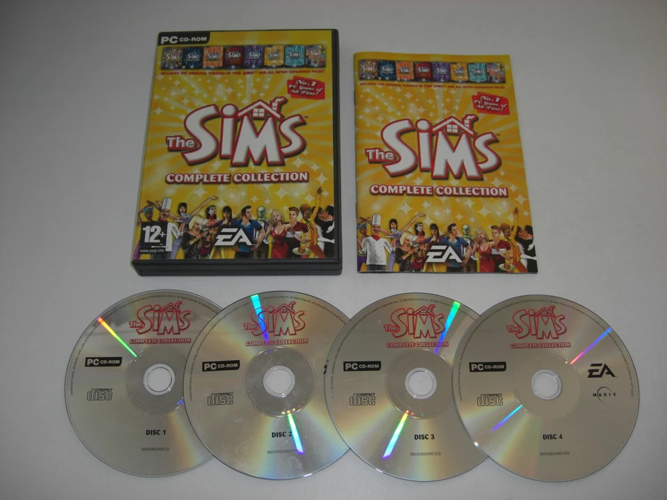DIE SIMS Komplett Sammlung PC inkl. Simms 1 Basisspiel & alle Erweiterungspacks - Bild 1 von 1