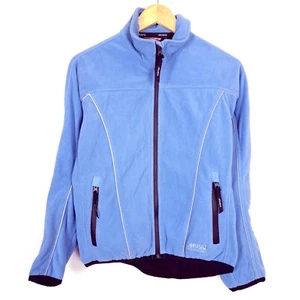 MUSTO Mujeres Fleece Jumper Talla UK10 EU36 S Cremallera Completa Púrpura Pol... - Imagen 1 de 8