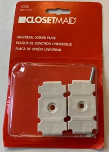 ClosetMaid Piastra di giunzione universale per ripiani in filo bianco 1002 - Foto 1 di 1