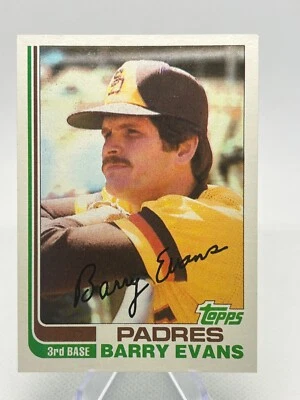 Barry Evans 1982 Topps-#541 San Diego Padres - Image 1 of 2