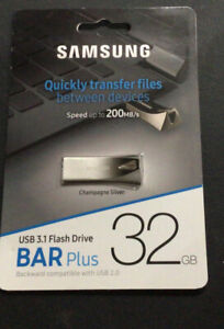 Samsung USB 3.1 Flash Drive BAR Plus 32GB  New Sealed