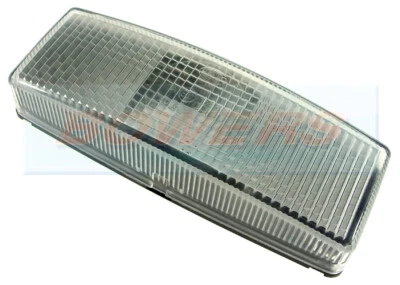 HELLA 2PF006717011 WHITE CLEAR FRONT CARAVAN MOTORHOME MARKER LIGHT LAMP 110x40 - Image 1 of 2