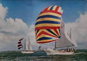 @ IMPRESIÓN DE ARTE: VELA AÑOS 80 NZ PUBLICADO colorida gema de un póster - Imagen 1 de 1