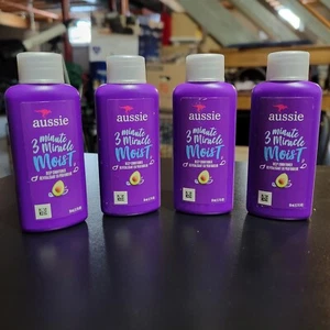 Aussie Deep Conditioner 3 minute miracle moist 1.7fl oz each - 4 PACK - Picture 1 of 3