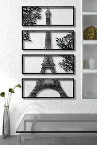 Eiffel Tower 3D Wooden Decor: A Breathtaking Masterpiece - Picture 1 of 2