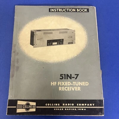 Инструкция Collins 51N-7 со схемами хорошее состояние товара от 1957TM - Изображение 1 из 4