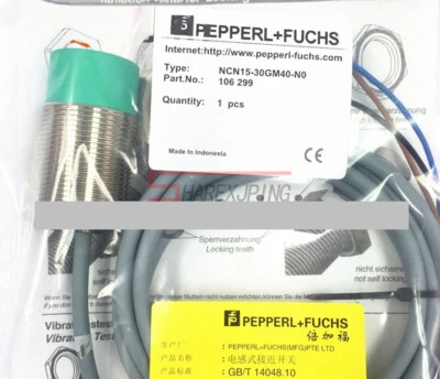 1PCS Pepperl+Fuchs NCN15-30GM40-N0 Inductive Proximity Sensor New - Image 1 of 4