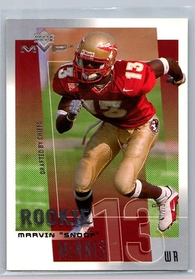 2001 UPPER DECK ROOKIE CARD # 309 Marvin "Snoop" Minnis - Kansas City Chiefs - Image 1 of 2