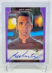 Babylon 5 Joshua Cox Autograph Auto Card as David Corwin Season Five 1998 - Picture 1 of 2