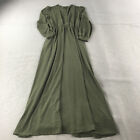 Granat Collection Womens Maxi Dress Size 38 EU (AU 8 - 10) Green Fit Flare