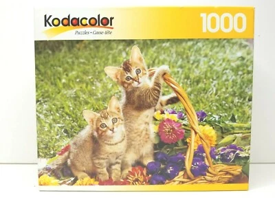 Kodacolor Primavera Inocencia Lindo Gatito Gatos Jugando 1000 Piezas Puzzle Divertido Regalo NUEVO Foto 1 de 4