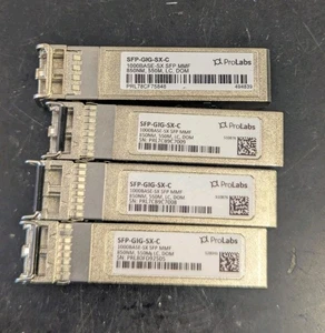(4) Transceivery ProLabs SFP-GIG-SX-C 10GBase-SR 850nm SFP MMF - Zdjęcie 1 z 3