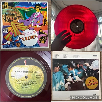 A Collection Of Beatles Oldies EX/EX+ RED VINYL 1970 Japanese Press 1970 AP-8016 - Image 1 of 4