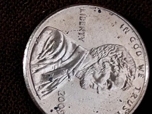 RARE 2009 No Mint mark error Lincoln Memorial Penny Capital Building B17 - Picture 1 of 2