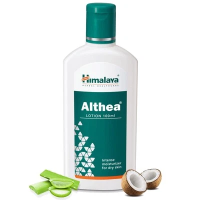 Loción Himalaya Althea para xerosis (sequedad anormal de la piel) 100 ML Foto 1 de 4