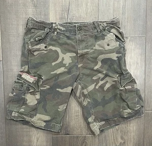 Pantalones Cortos Ralph Lauren Denim & Supply Camuflados Carga Bolsillos con Botones a Presión Para Hombre Talla 34” - Imagen 1 de 12