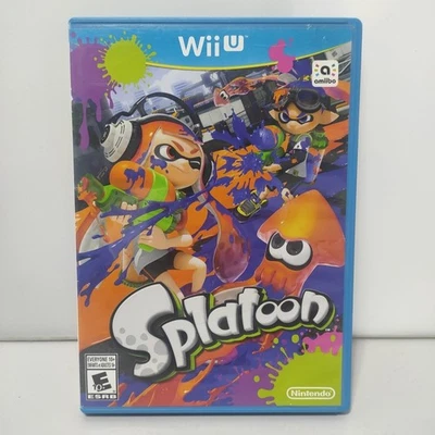 Splatoon (Wii U, 2015) - CIB - Tested & Working RATED E 10+ - Image 1 of 4