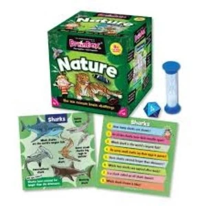 BRAINBOX NATURE NEW 10 MINUTE BRAIN CHALLENGE / QUIZ GAME - Picture 1 of 1