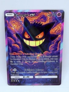 Pokemon Gengar Darkness Special #1 Doujin Kawaii Holo Illustration Art Card - Picture 1 of 1