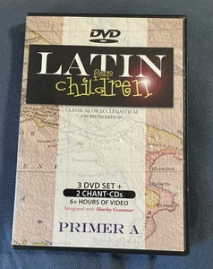 Classical Academic Press Latin for Children Primer A DVD & Chant CD Homeschool  - Picture 1 of 2