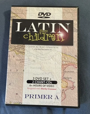 Classical Academic Press Latin for Children Primer A DVD & Chant CD Homeschool  - Image 1 of 2