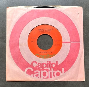 7" The Beatles - I Want To Hold Your Hand - USA orange Capitol - Picture 1 of 1
