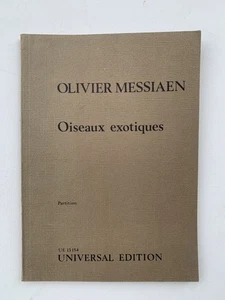 Notas. Messiaen. Oiseaux exóticos.   Partitura. - Imagen 1 de 1