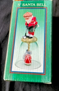 Golf Santa 5” Santa Bell World Showcase Colección Regalo - Imagen 1 de 4