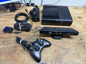 Microsoft XBOX 360 E Console, Comes With 1 Controller, All Cables, And Kinect - Picture 1 of 13