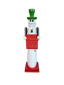 Disney Nightmare Before Christmas Jack Skellington Snowman Calendar Nutcracker - Picture 1 of 13