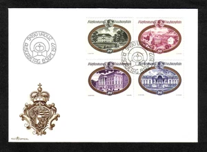 Liechtenstein 1977 Castles complete set of 4 values (SG 677-680) FDC - Picture 1 of 1