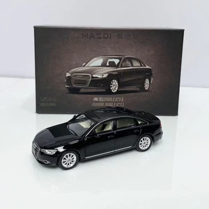 1:64 Audi A6L (C7) Black Alloy Diecast Car Model Miniature Luxury Sedan - Picture 1 of 10