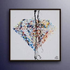 Diamant 35" schöner Diamant mit reicher Textur und schönen Farben, handgefertigt - Bild 1 von 6