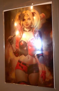 2023 NYCC BATMAN ADVENTURES 12 COMIC MINT 30TH ANNIVERSARY VIRGIN FOIL HARLEY - Picture 1 of 1