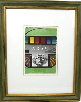 Rudolf Hausner, Adam, Farblithographie, Handsigniert - Bild 1 von 4