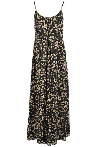 MOSCHINO MAXI ABITO CREPE NERO IT 40 UK 8