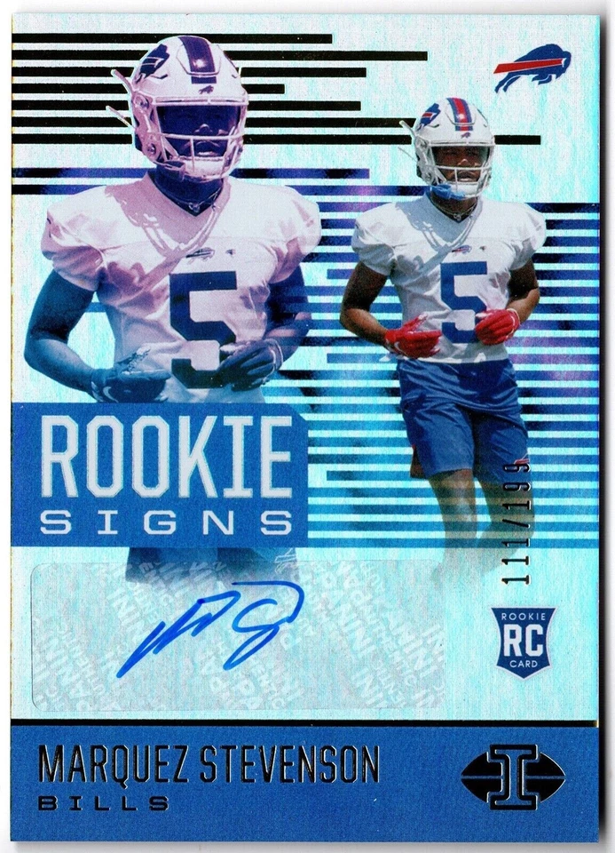 2021 Panini Illusions Rookie Signs MARQUEZ STEVENSON RS-MS 111/199 Bills RC Auto - Image 1 of 1