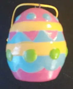 EASTER EGG CERAMIC HANGING DECORATION, HAND PAINTED - Picture 1 of 3