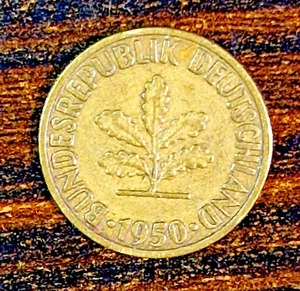 10 Pfennig Münze Bundesrepublik Deutschland 1950 J - Bild 1 von 2