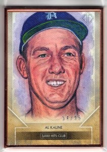 2020 Topps Transcendent AL KALINE Club Members FRAMED ART SKETCH CARD 54/95