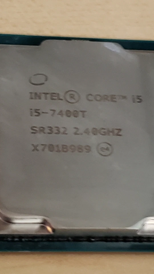 Intel Core i5 7400T SR332 Processor 6M Cache 2.40 GHz - Image 1 of 1