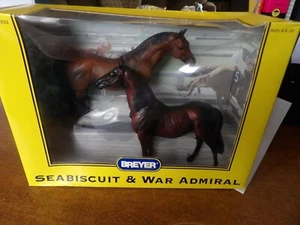 Vintage Breyer Seabiscuit & War Admiral Race Horse No. 750333-NIB - Picture 1 of 3